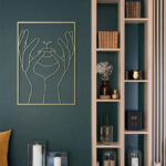 Female Acrylic Line Wall Art Decoration